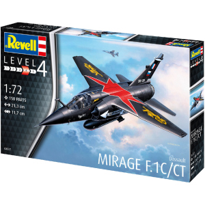 Сборная модель Revell Многоцелевой истребитель Дассо «Мираж» F1. Масштаб 1:72 (RVL-04971) (4009803049717) лучшая модель в Ровно