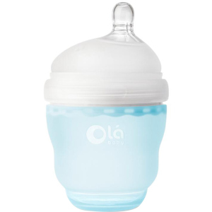 Детская силиконовая антиколиковая бутылочка Olababy GentleBottle Sky Голубой 120 мл (80440) лучшая модель в Ровно