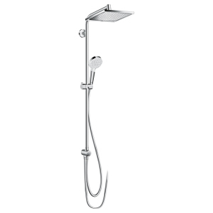 Душевой гарнитур Hansgrohe Crometta E 240 1jet Showerpipe Reno EcoSmart 9 л / мин хром 27289000