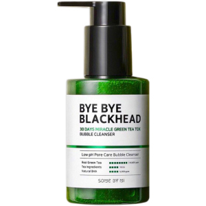 Маска-пінка від чорних крапок Some By Mi Bye Black Black 30 Days Miracle Green TeaTox Bubble Cleanser 120 г (8809647390244) ТОП в Рівному