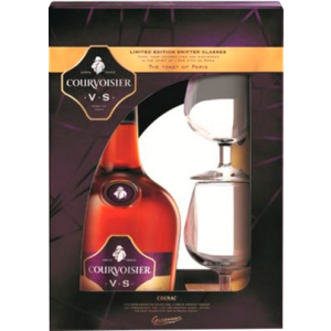 Коньяк Courvoisier VS 0.7 л 40% + 2 келихи (5010696004379) в Рівному