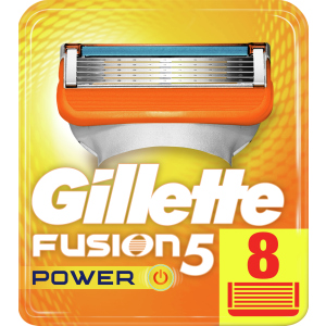 Змінні картриджі для гоління (леза) чоловічі Gillette Fusion5 Power 8 шт (7702018877621) ТОП в Рівному