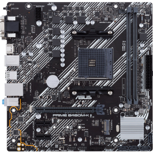 Материнская плата Asus Prime B450M-K II (sAM4, AMD B450, PCI-Ex16)