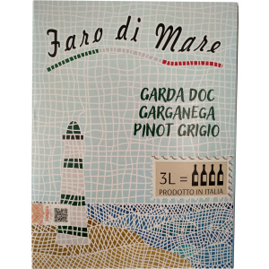 Вино Faro Di Mare - Pinot Grigio Garganaga DOC сухе біле 3 л 11.5% (8003625020721) рейтинг