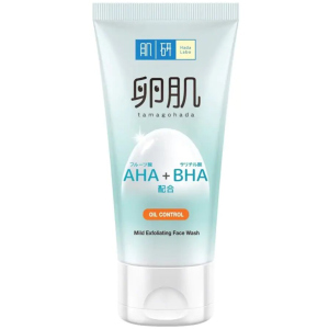 купить Пенка для умывания Hada Labo AHA+BHA Tamagohada Oil Control Face Wash регулирующая жирность кожи 130 г (4895186003770)