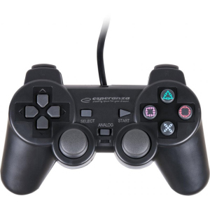 Геймпад Esperanza Vibration gamepad PS2/PS3/PC USB (EG106) надежный