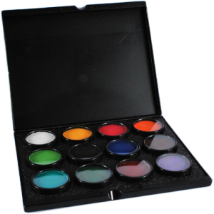 Професійна палітра аквагриму Mehron Paradise Makeup AQ 12 відтінків по 40 г (800-PAL-A) (764294580999) ТОП в Рівному