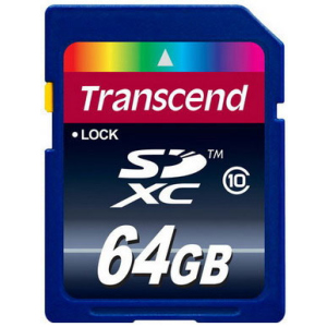 Transcend SDXC 64GB Class 10 (TS64GSDXC10)