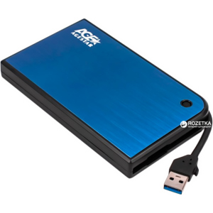 Внешний карман Agestar для HDD 2.5" USB3.0 (3UB 2A14 Blue) надежный