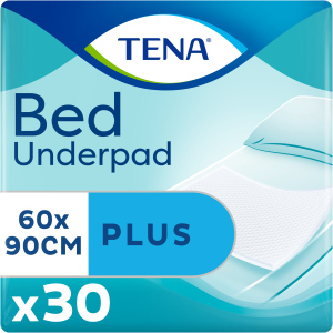 Одноразові пелюшки, що вбирають Tena Bed Plus 60x90 см 30 шт (7322540800760) ТОП в Рівному