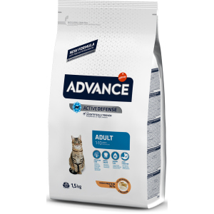 Сухий корм для дорослих котів та кішок Advance Adult Chicken &amp; Rice 1.5 кг (8410650151946) краща модель в Рівному