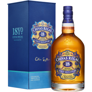 Виски Chivas Regal 18 лет выдержки 1 л 40% в подарочной упаковке (5000299255049) рейтинг