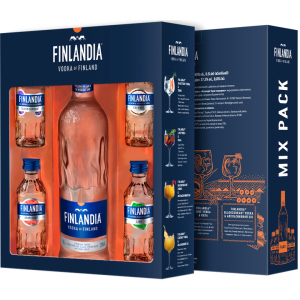 Водка Finlandia 0.5 л 40% + 4 вкусовые миниатюры (5099873703182) рейтинг