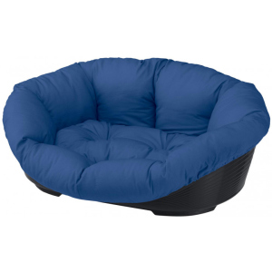 Пластиковый лежак для собак Ferplast Sofa' 4 64х48х25 см Синий (70224090) лучшая модель в Ровно