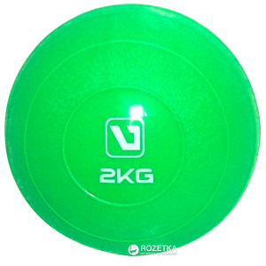 Медбол LiveUp Soft Weight 2 кг Green (LS3003-2) в Ровно