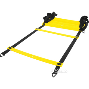 Лесенка LiveUp Agility Ladder координационная 8 м Black-Yellow (LS3671-8) лучшая модель в Ровно