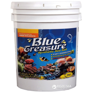 Сіль Blue Treasure Reef Sea Salt для LPS коралів 20 кг (6954677700074) краща модель в Рівному