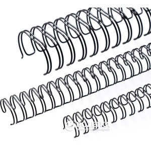 Металеві пружини bindMARK 12.7 мм 100 шт Чорні (20000472520) ТОП в Рівному
