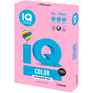 Папір IQ Color Neon Pink рожевий А4 80г/м2 500 аркушів (9003974411873) ТОП в Рівному