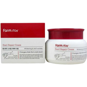 Крем для обличчя Farmstay Snail Repair Cream Відновлюючий з муцином равлики 100 мл (8809317284613) ТОП в Рівному