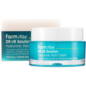 Крем для обличчя FarmStay DR.V8 Solution Cream Hyaluronic, Що Відновлює з гіалуроновою кислотою 50 мл (8809624723645) надійний