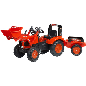 Дитячий трактор Falk 2060AM Kubota на педалях Червоний (2060AM) (3016202060145) краща модель в Рівному