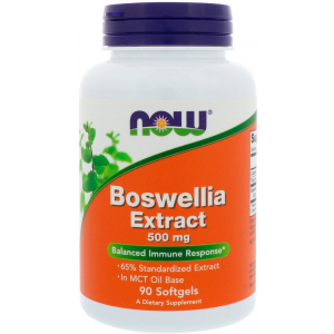 Натуральний екстракт NOW Boswellia Extract 500 мг 90 капсул (733739049360) краща модель в Рівному