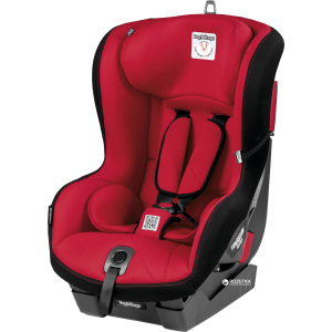 Автокресло Peg-Perego Viaggio 1 Duo-Fix K Rouge Черное с красным (IMDA020035DX13DX79) (8005475359471) лучшая модель в Ровно