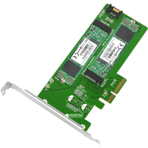 Адаптер Maiwo Multi-Size PCI-E to M.2 PCIe SSD / SATA to M.2 SATA SSD (KT015) в Ровно