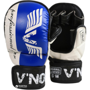 Рукавички MMA V'Noks Lotta Blue L/XL Біло-синій (2168_60059) краща модель в Рівному