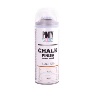 купити Фарба-аерозоль на водній основі PINTYPLUS Chalk-finish 400мл білий (8429576229806)