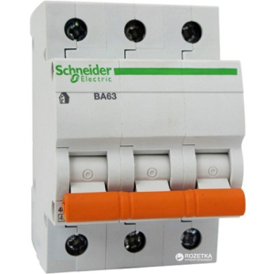 Автоматичний вимикач Schneider Electric 3 Р 20 А тип C 4.5 кА лучшая модель в Ровно