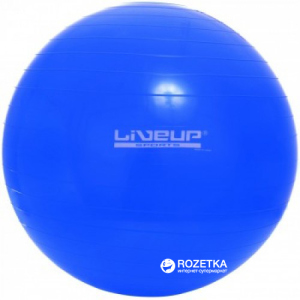 Фітбол LiveUp Gym Ball 65 см Blue (LS3221-65b) краща модель в Рівному