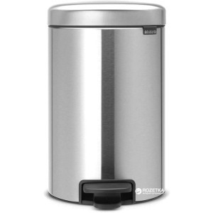 Ведро для мусора Brabantia Pedal Bin 12 л Matt Steel (113604) ТОП в Ровно