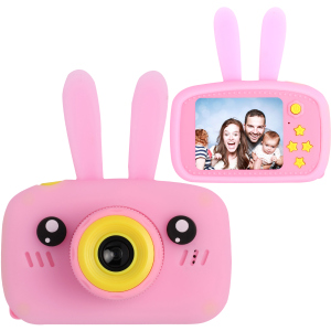 Цифровой детский фотоаппарат XoKo KVR-010 Rabbit Розовый (KVR-010-PN) (9869201149854) в Ровно