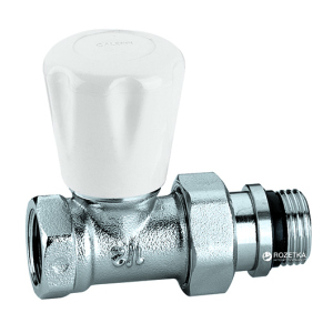 Кран радіаторний CALEFFI 1/2" прямий (412402) краща модель в Рівному