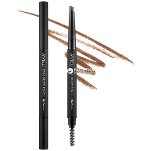 Карандаш для бровей A'pieu Edge Brow Pencil Средне-коричневый 0.35 г (8806185751834) лучшая модель в Ровно