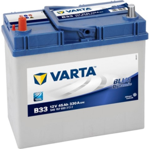 Автомобильный аккумулятор Varta Blue Dynamic 45А Тонкая клема (+/-) ASIA B33 (330EN) (545157033)