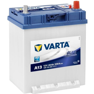 Автомобільний акумулятор Varta Blue Dynamic 40А Єв Тонка клема (-/+) ASIA A13 (330EN) (540125033) краща модель в Рівному