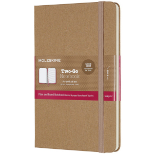 Записная книга Moleskine Two-Go 11.5 x 17.5 см 144 страницы Бежевая (8058647620206) лучшая модель в Ровно
