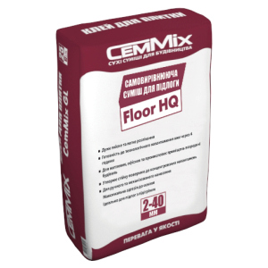 хороша модель Цементна суміш для підлоги, що самовирівнюється, від 2 до 10 мм цементно-гіпсова CemMix Floor HQ