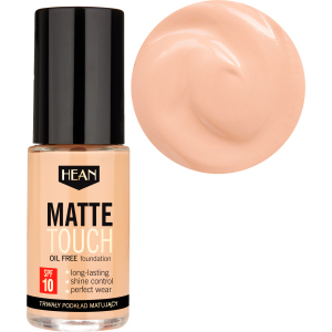 Основна основа Hean Matte Touch foundation 002 натуральний 30 мл (5907474472300) ТОП в Рівному