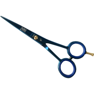 Ножницы парикмахерские Zauber-manicure синее (4004904010420) ТОП в Ровно