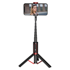 Селфі палиця зі штативом та Bluetooth кнопкою JOYROOM Phantom Series Tripod AB202. Black ТОП в Рівному