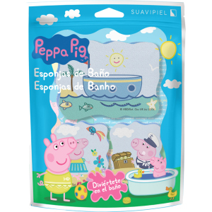 Губка для душу Suavipiel Peppa Pig Свинка Пеппа 3 шт (8410262500576) в Рівному