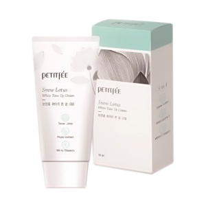 Зволожуючий крем для обличчя Petitfee Snow Lotus White Tone Up Cream 50 мл (8809508850009) в Рівному