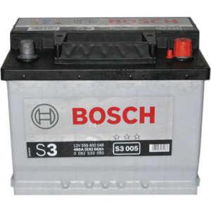 Автомобильный аккумулятор Bosch 6СТ-56 (S3005) 56 Ач (-/+) Euro 480 А (0 092 S30 050)