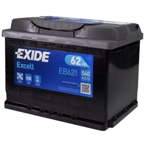 Автомобільний акумулятор Exide Excell 6СТ-62 (EB621) 62 Аг (+/-) Euro 540 А (EB621) краща модель в Рівному