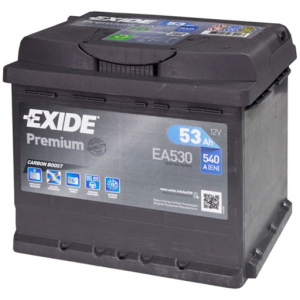 Автомобільний акумулятор Exide Premium 6СТ-53 (EA530) 53 Аг (-/+) Euro 540 А (EA530) ТОП в Рівному