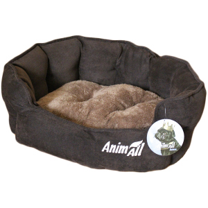 Лежанка для собак и кошек AnimAll Ат 1123 Royal M Chocolate 53 x 47 x 21 см (2000981181123) лучшая модель в Ровно